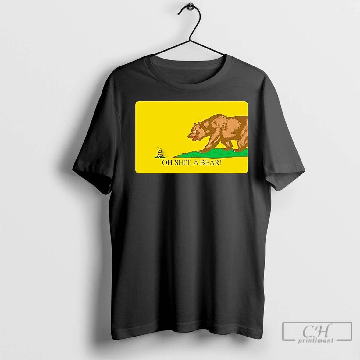 Premium Gadsden Snake Oh Shit A California Bear