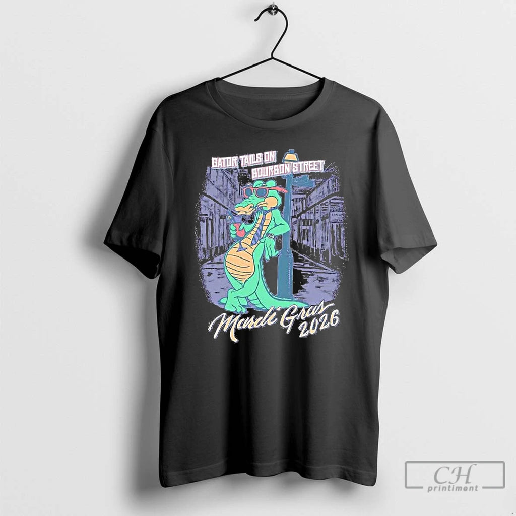 Premium Gator Tails On Bourbon Street Mardi Gras 2026