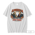 Premium George Washington And Donald Trump America 1776 2026 250 Years Men Cotton T Shirts