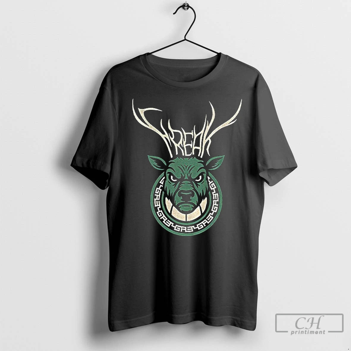 Premium Giannis Antetokounmpo Milwaukee Bucks Deer Freak Logo