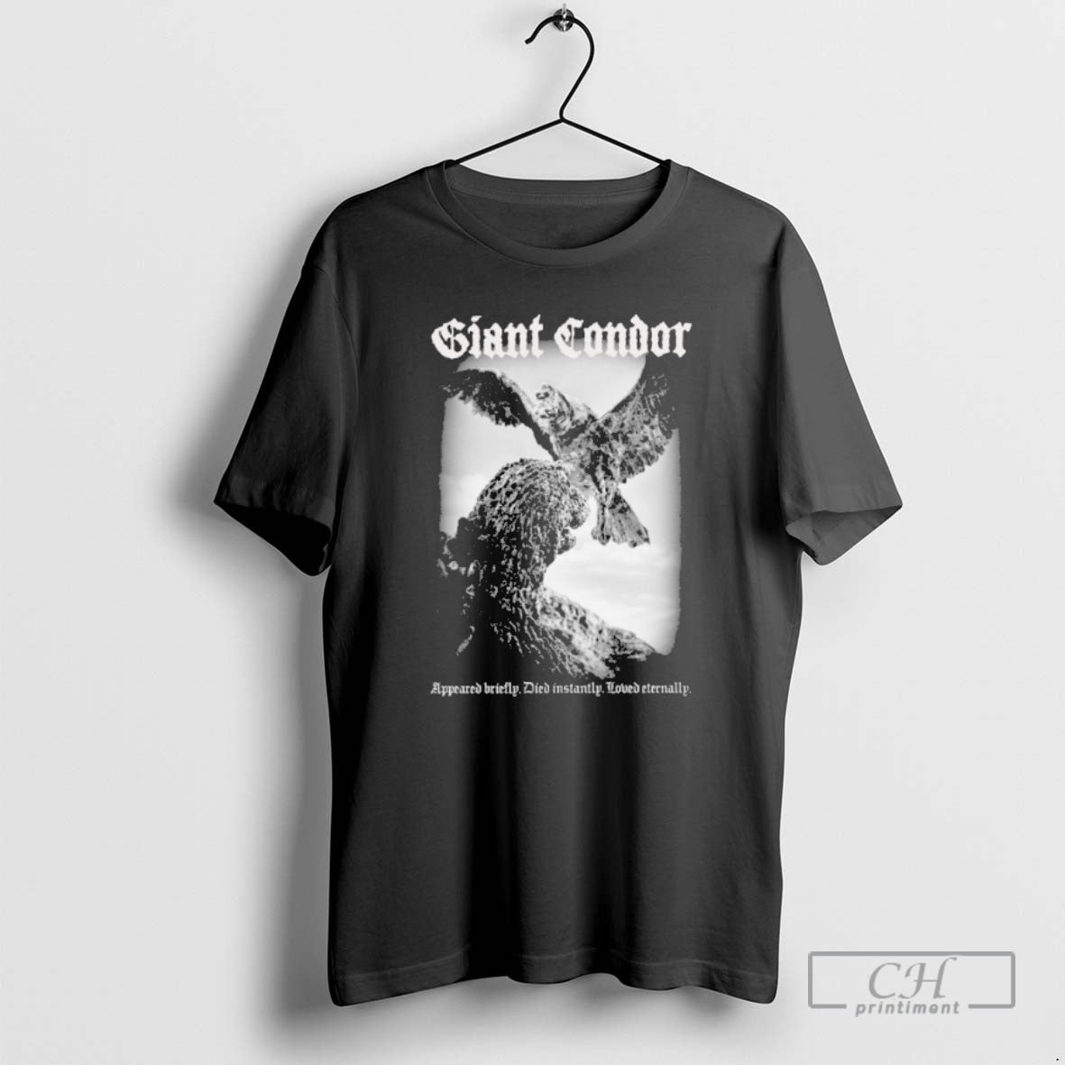 Premium Giant Condor Vintage Black Shirt Sweater