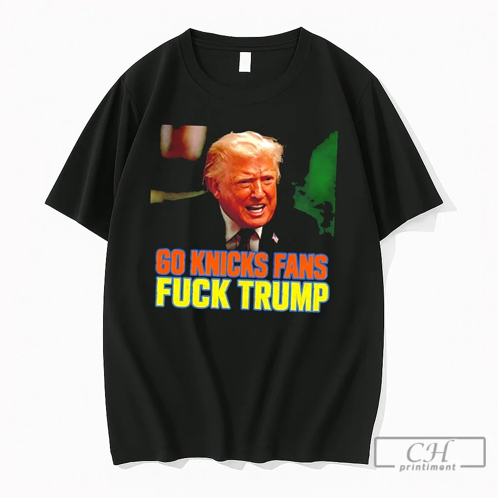 Premium Go Knicks Fans Fuck Trump Tee Unisex , , , Long Sleeve Tee