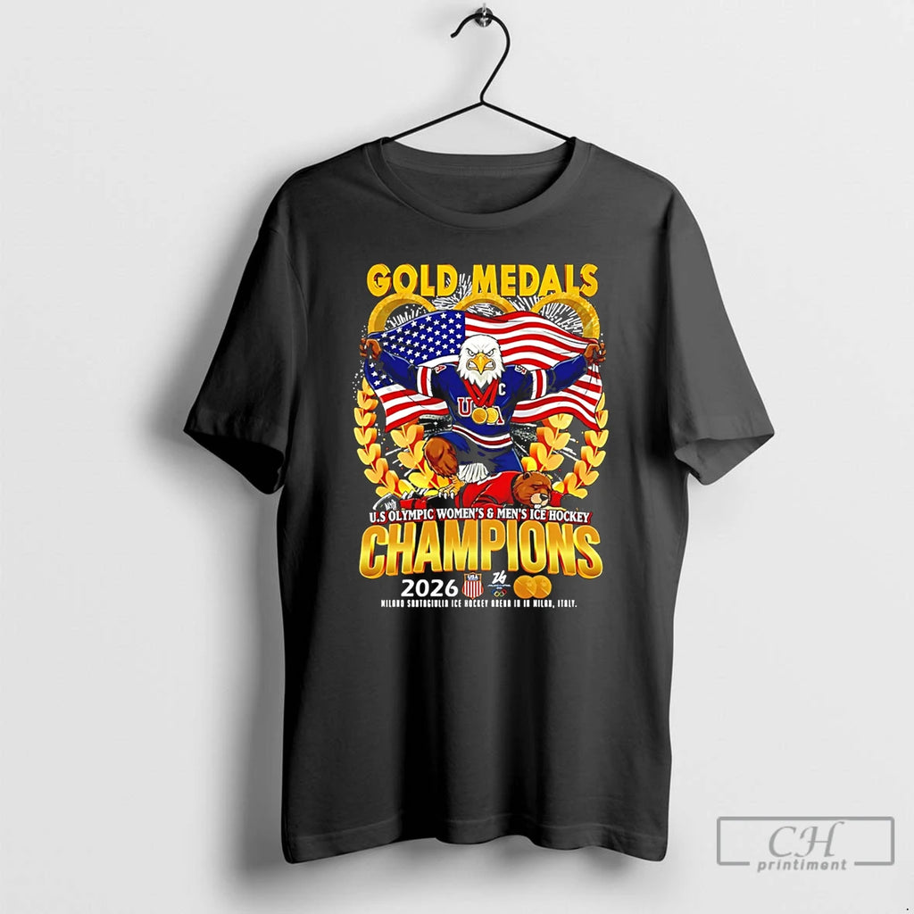 Premium Gold Medals Mens Womens Olympic Champions 2026