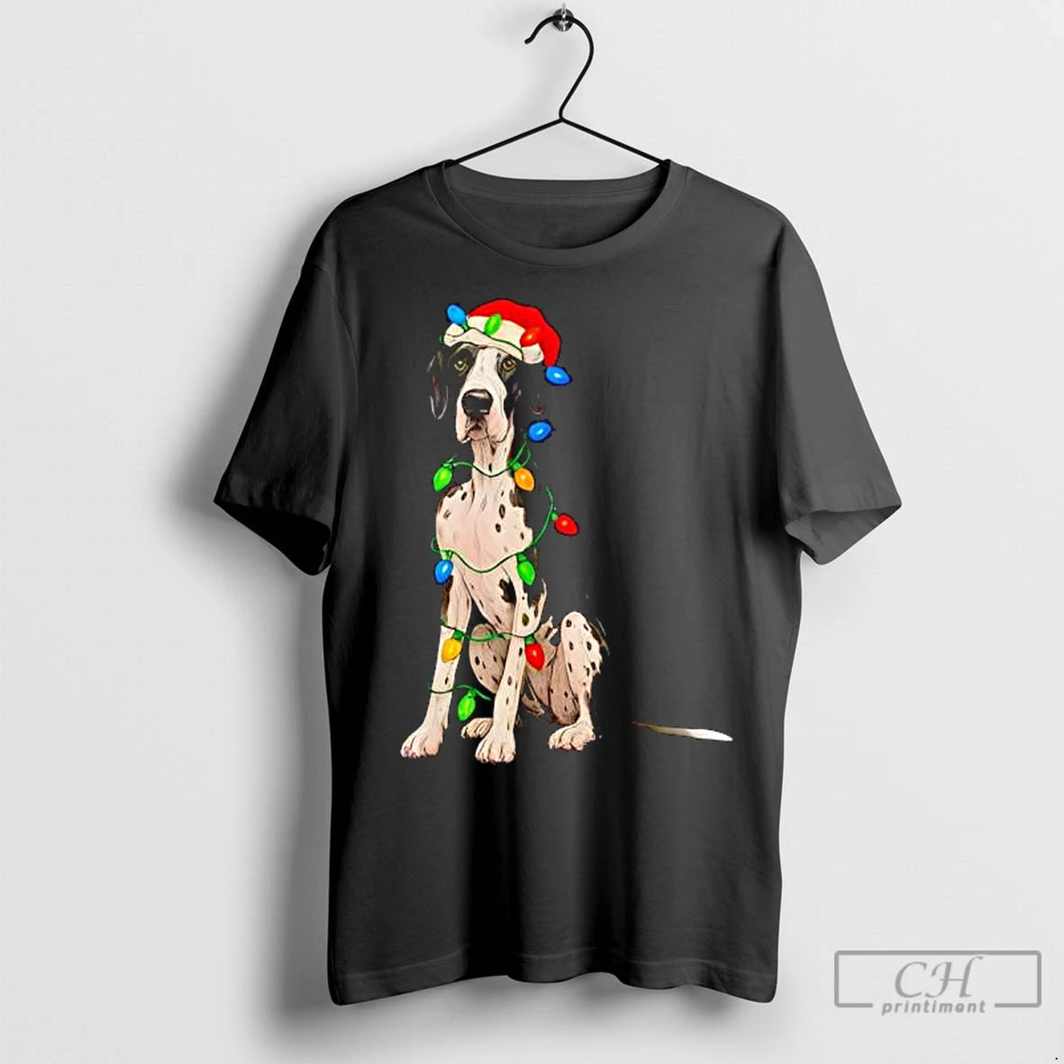 Premium Great Dane Christmas Lights Dog Lover Xmas Pajama