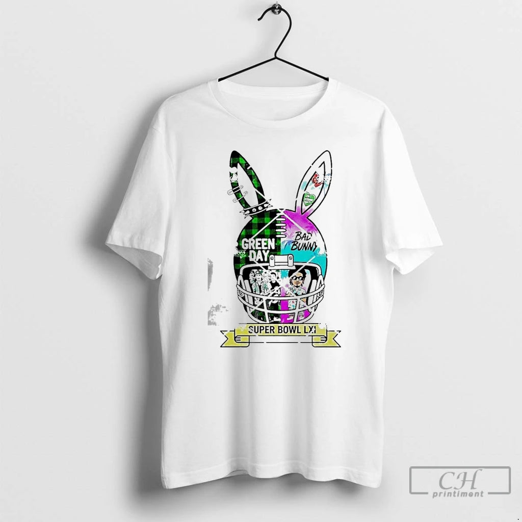 Premium Green Day X Bad Bunny Helmet
