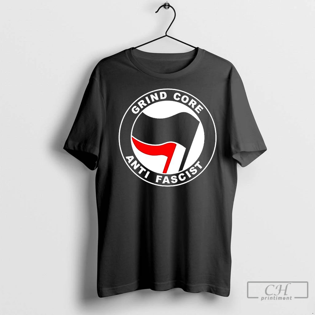 Premium Grind Core Anti Fascist Antifa Logo