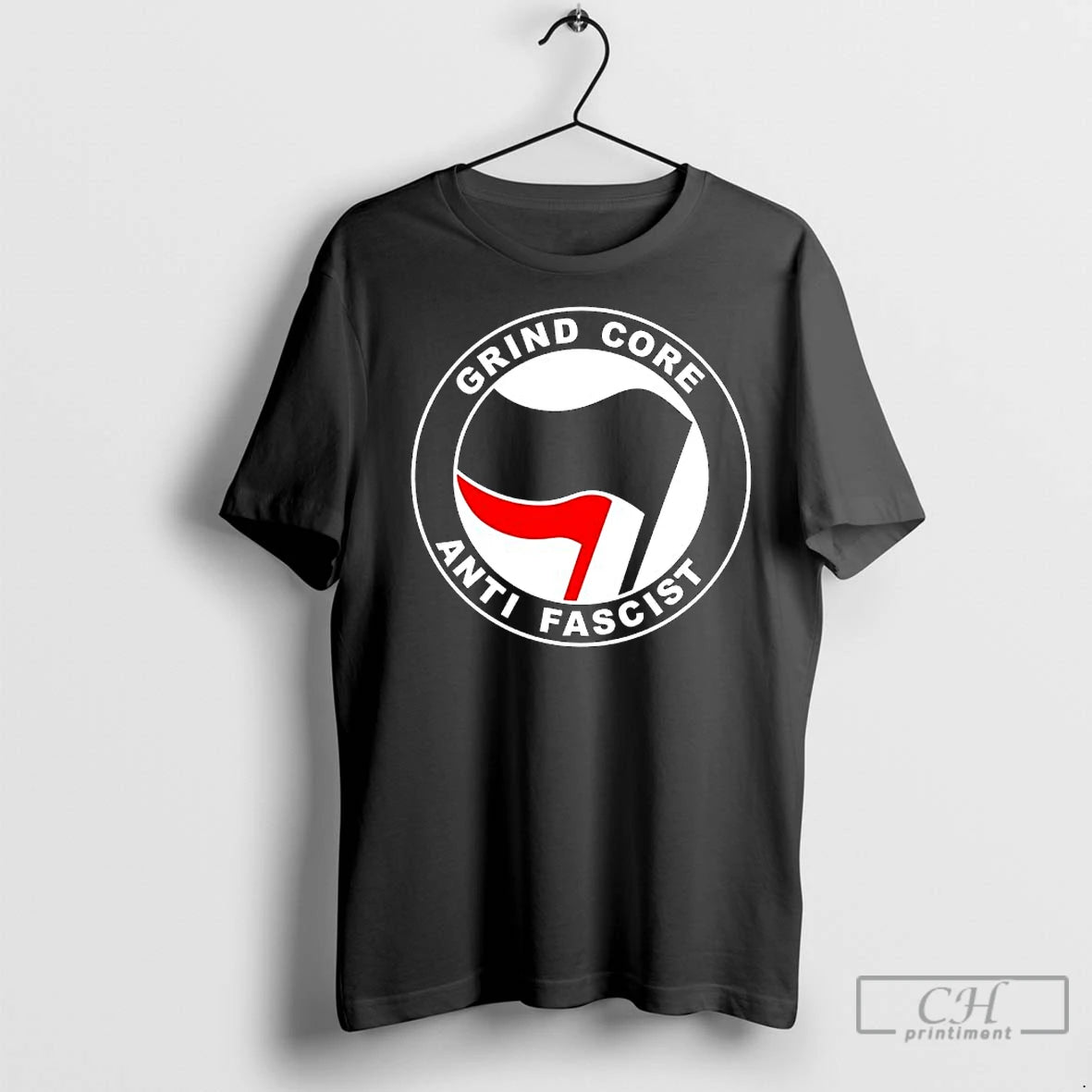 Premium Grind Core Anti Fascist Antifa Logo
