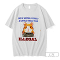 Premium Hamster Me If Giving Myself A Little Treat Was Illegal Tee T Shirts Sweater Unisex , , , Long Sleeve Tee
