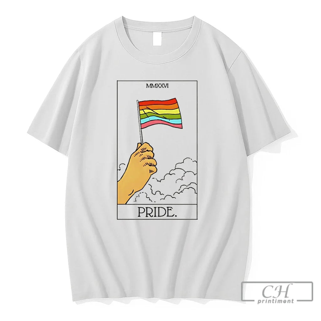 Premium Holding Pride Flag Mmxxvi Pride Month Lgbtq Unisex , , , Long Sleeve Tee