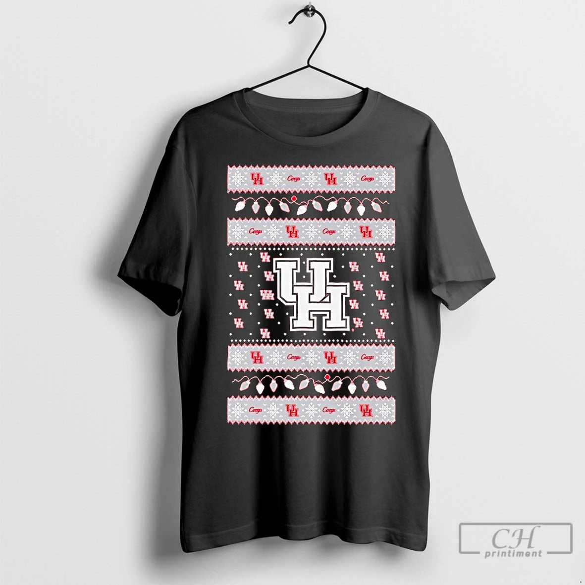 Premium Houston Cougars Ugly Christmas Light
