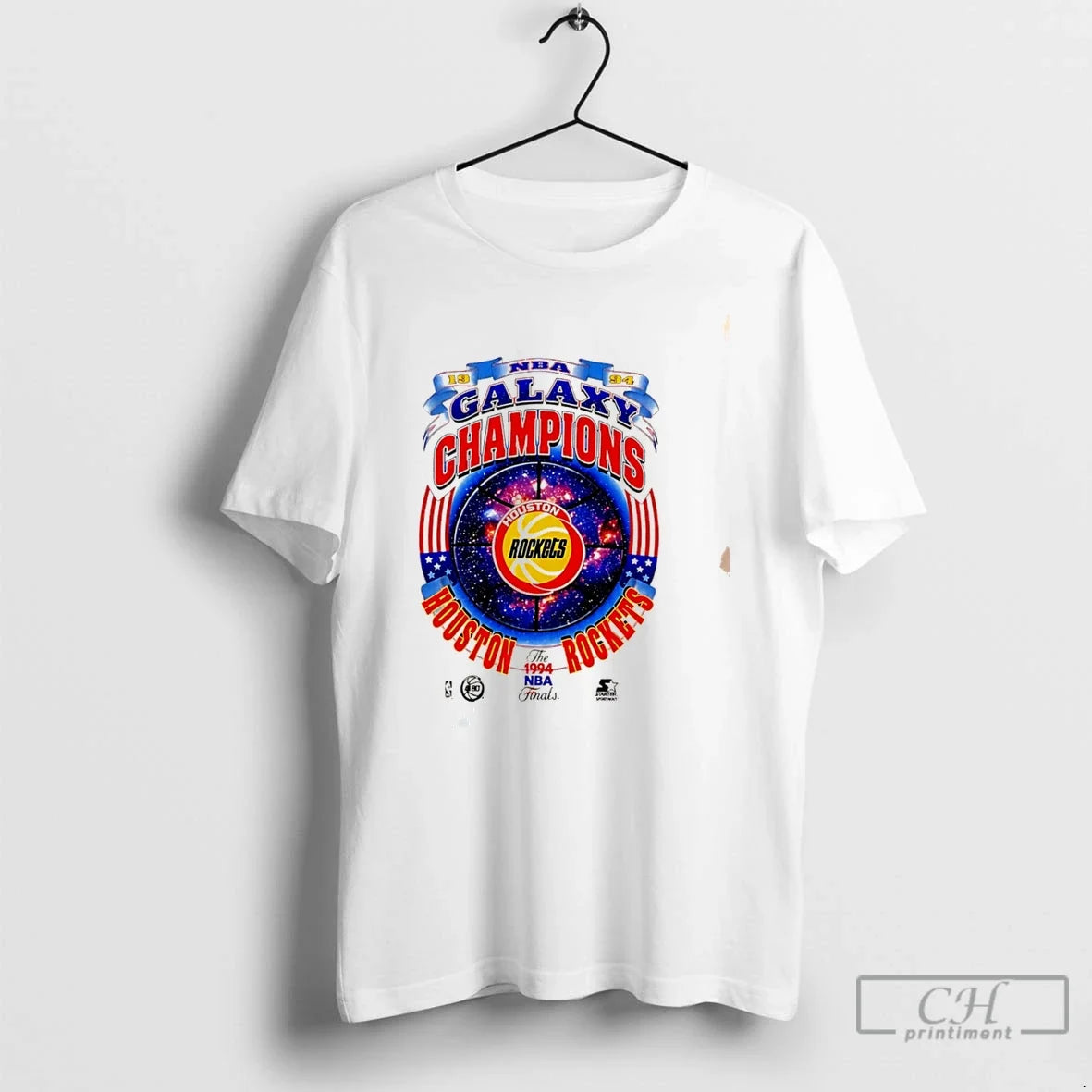 Premium Houston Rockets 1994 Nba Galaxy Champions Vintage Tee Unisex , , , Long Sleeve Tee