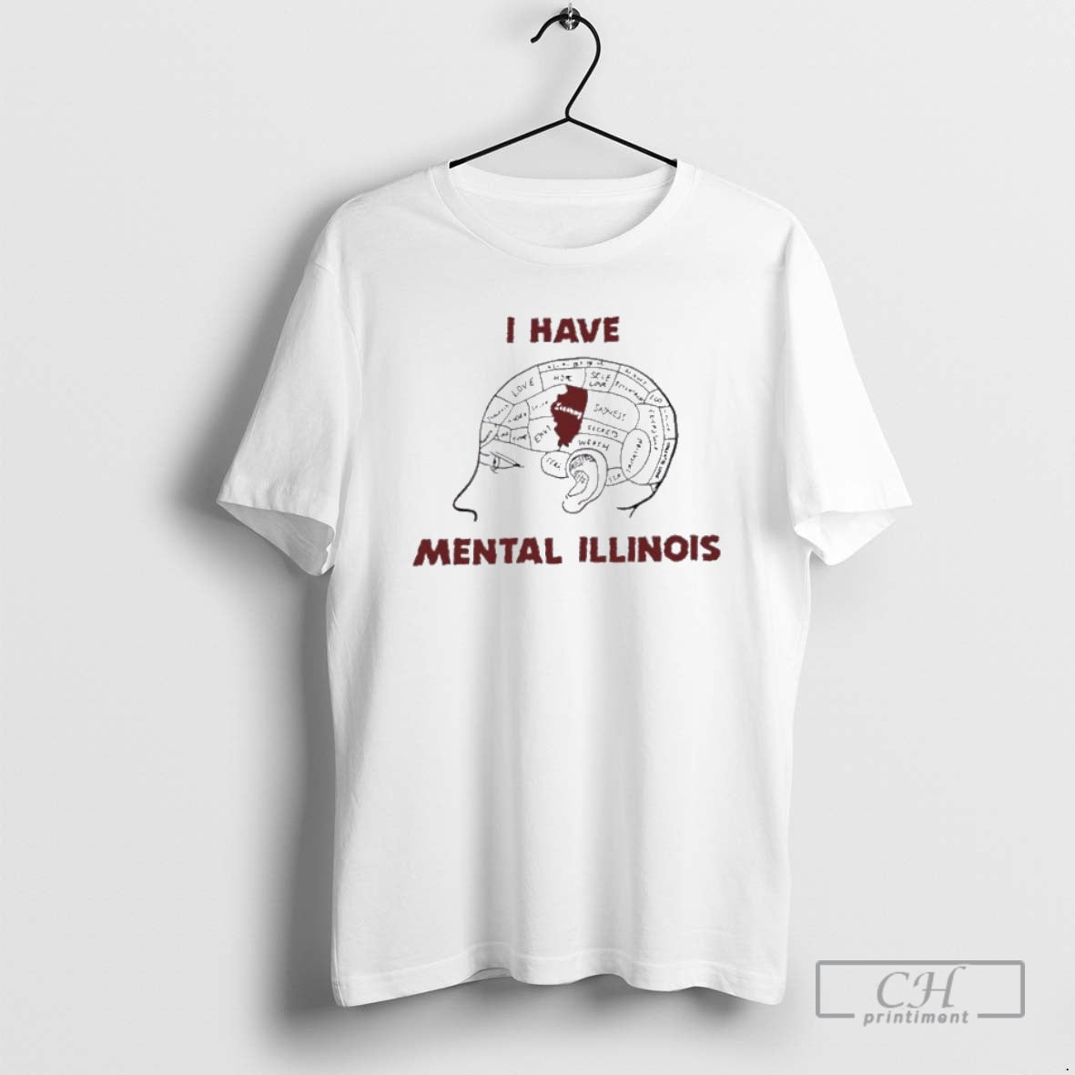 Premium I Have Mental Illinois Brain Shirt Sweater