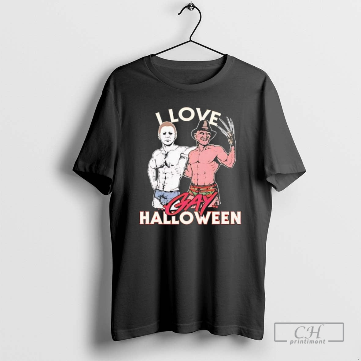 Premium I Love Gay Halloween 2025 Retro Shirt Sweater
