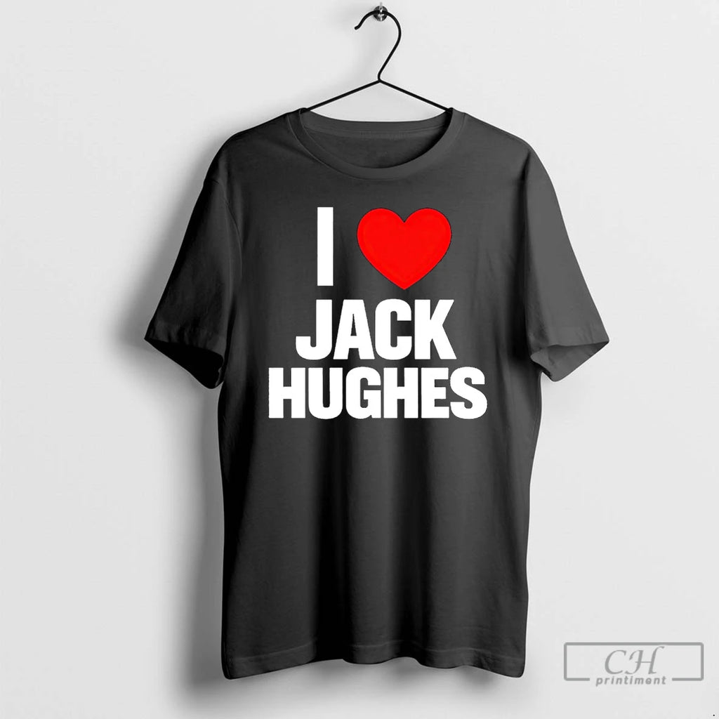 Premium I Love Jack Hughes Champions 2026
