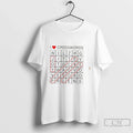 Premium I Love Crosswords Joy Peace Love Tee Unisex , , , Long Sleeve Tee