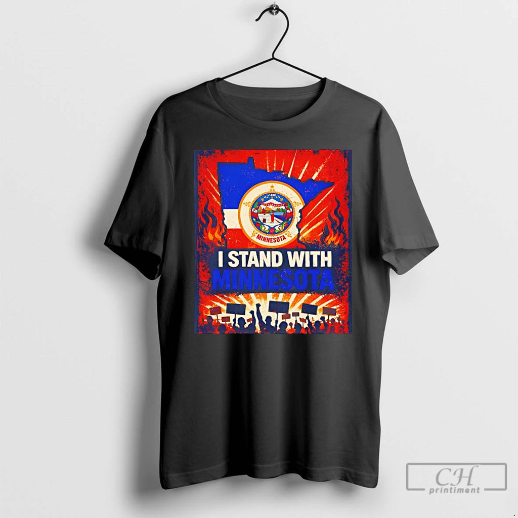 Premium I Stand With Minnesota Flag Protest
