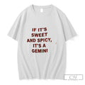 Premium If Its Sweet An Spicy Its A Gemini Tee Unisex , , , Long Sleeve Tee