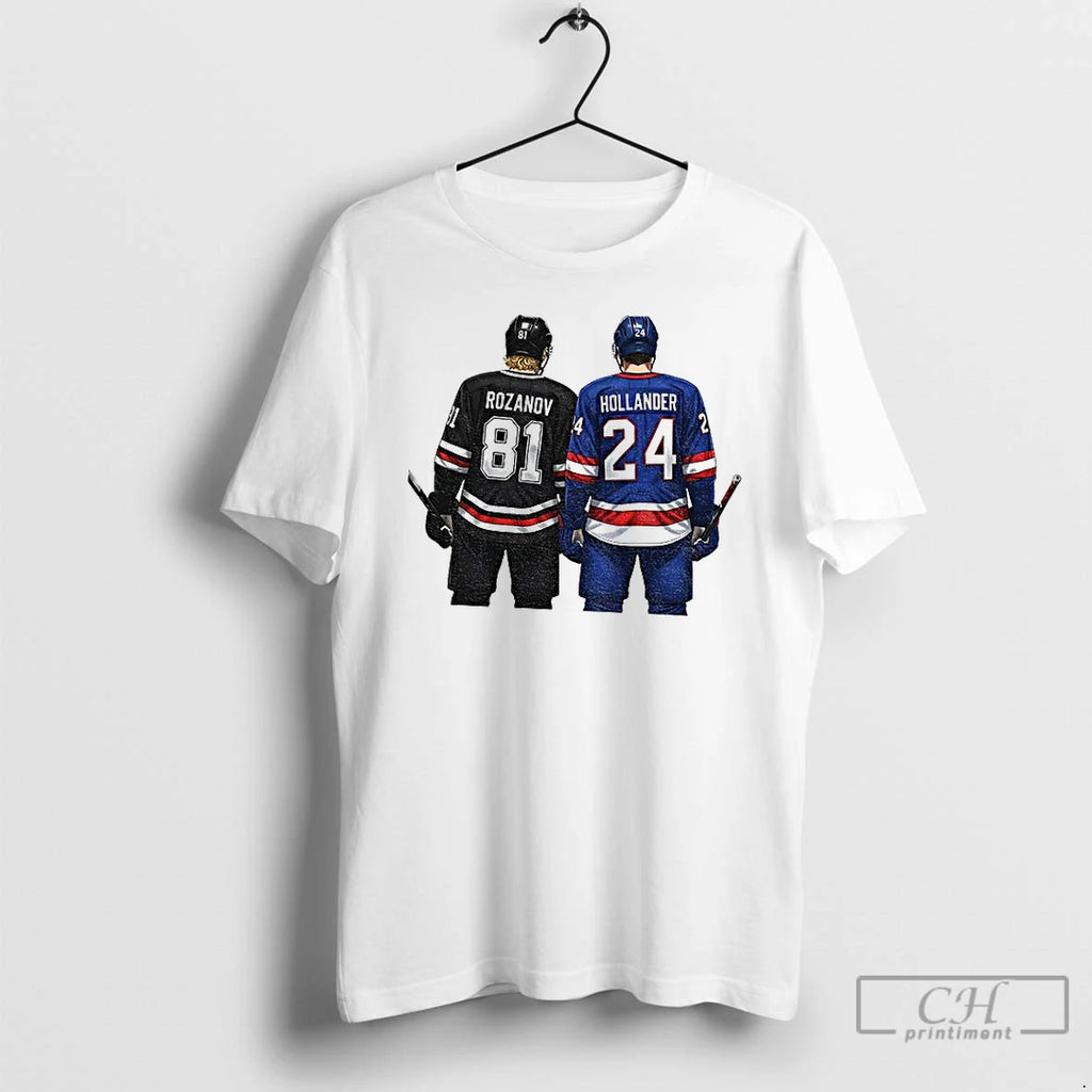 Premium Ilya Rozanov Vs Hollander Rozanov Hockey Heated Rivalry