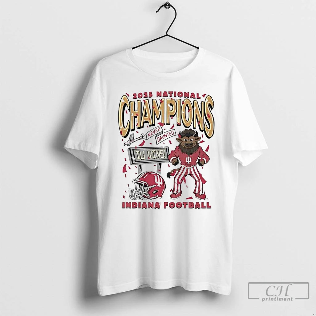 Premium Indiana Football 2025 Cfp National Champions Confetti
