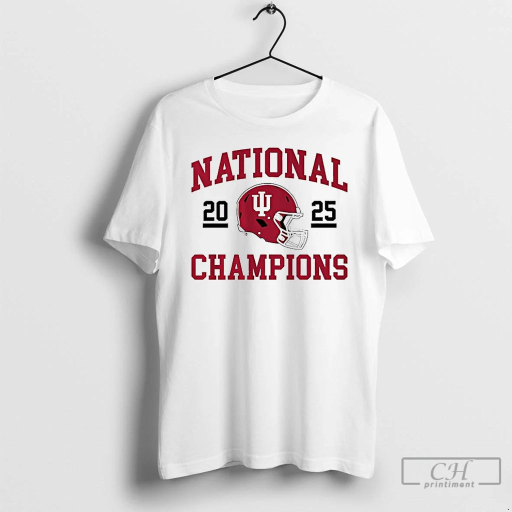Premium Indiana Football 2025 Cfp National Champions Helmet