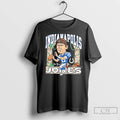Premium Indianapolis Colts Daniel Jones Caricature Signature