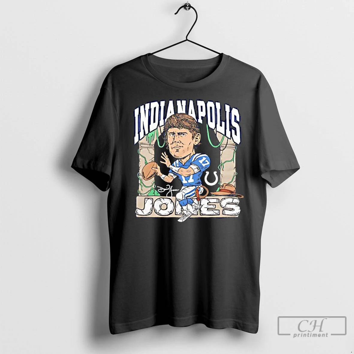 Premium Indianapolis Colts Superstar Daniel Jones Lights Up The Field Graphic