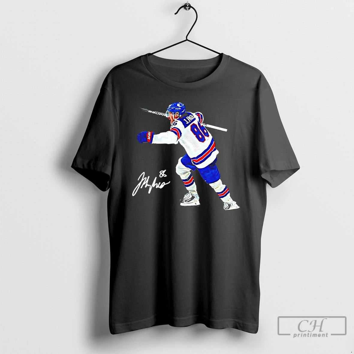 Premium Jack Hughes Overtime Signature