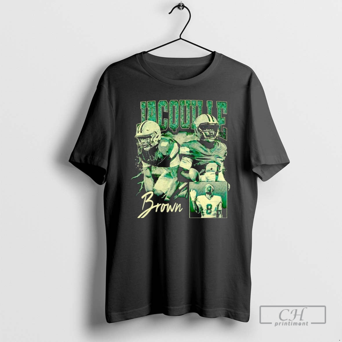 Premium Jacquille Brown Player Northern Michigan Wildcats Graphic Vintage Christmas Shirt Sweater