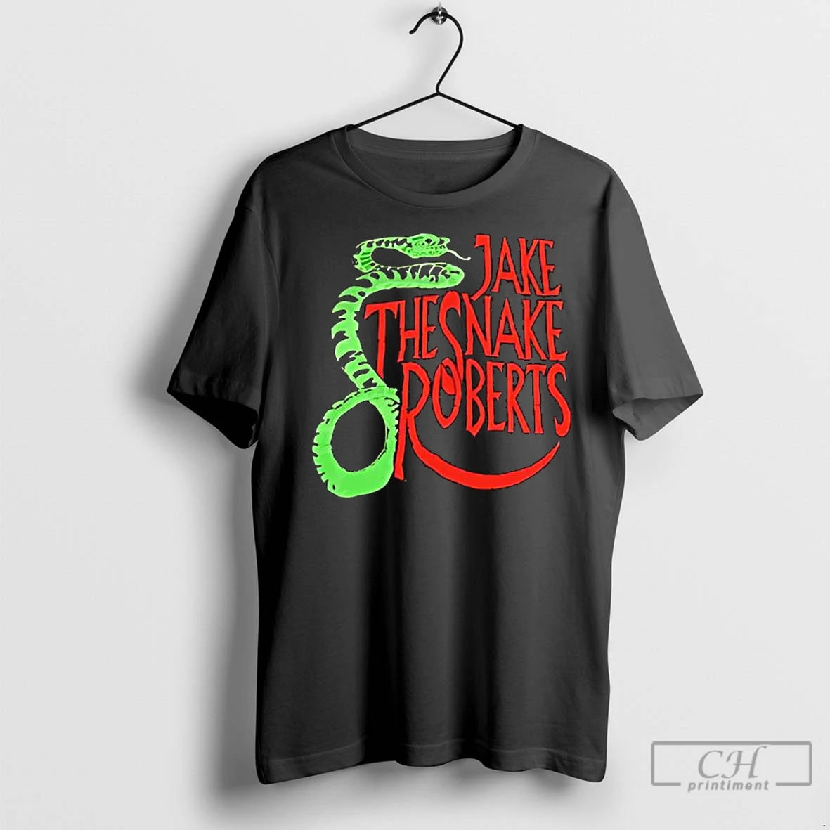 Premium Jake The Snake Roberts Classic 80s Wrestling Graphic