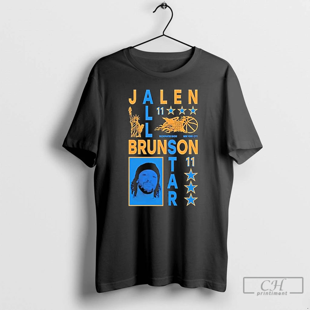Premium Jalen Brunson 11 New York Team Star Graphic