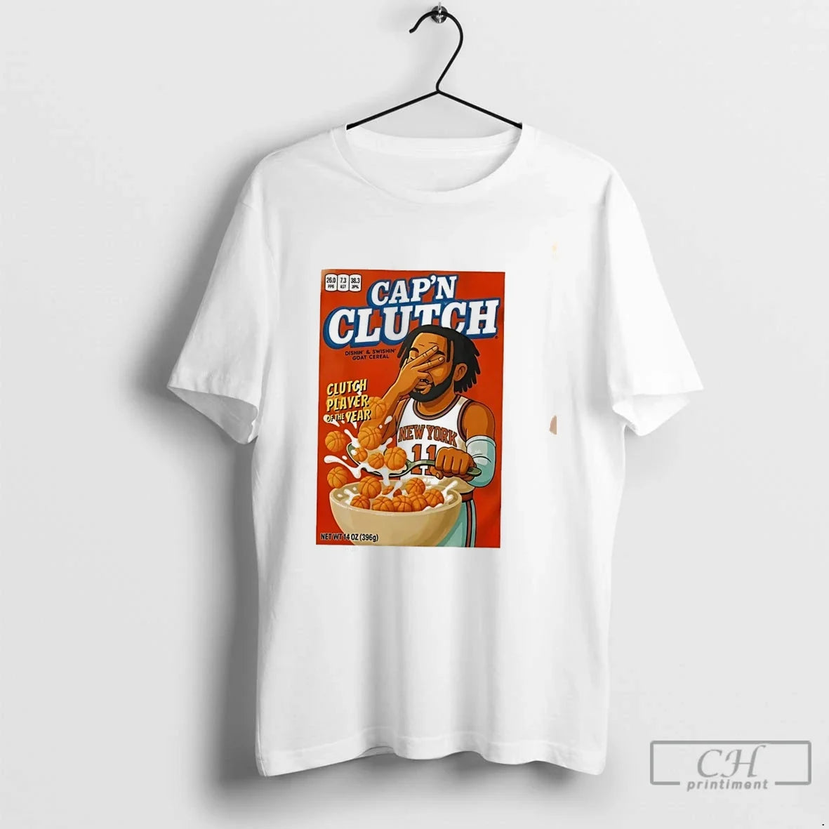 Premium Jalen Brunson Capn Clutch Knicks Tee Unisex , , , Long Sleeve Tee