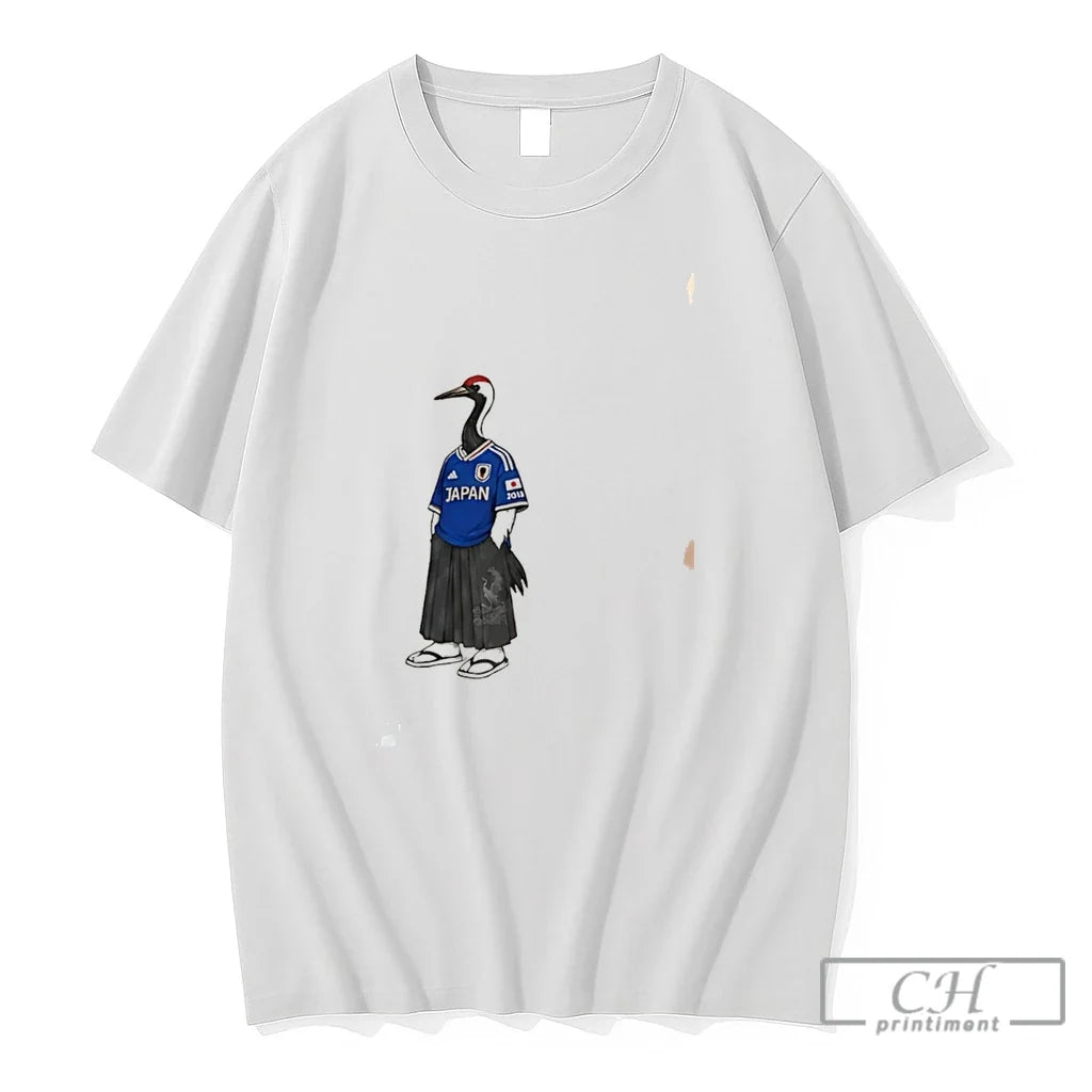 Premium Japan Crane World Cup 2026 Mascot Tee Unisex , , , Long Sleeve Tee