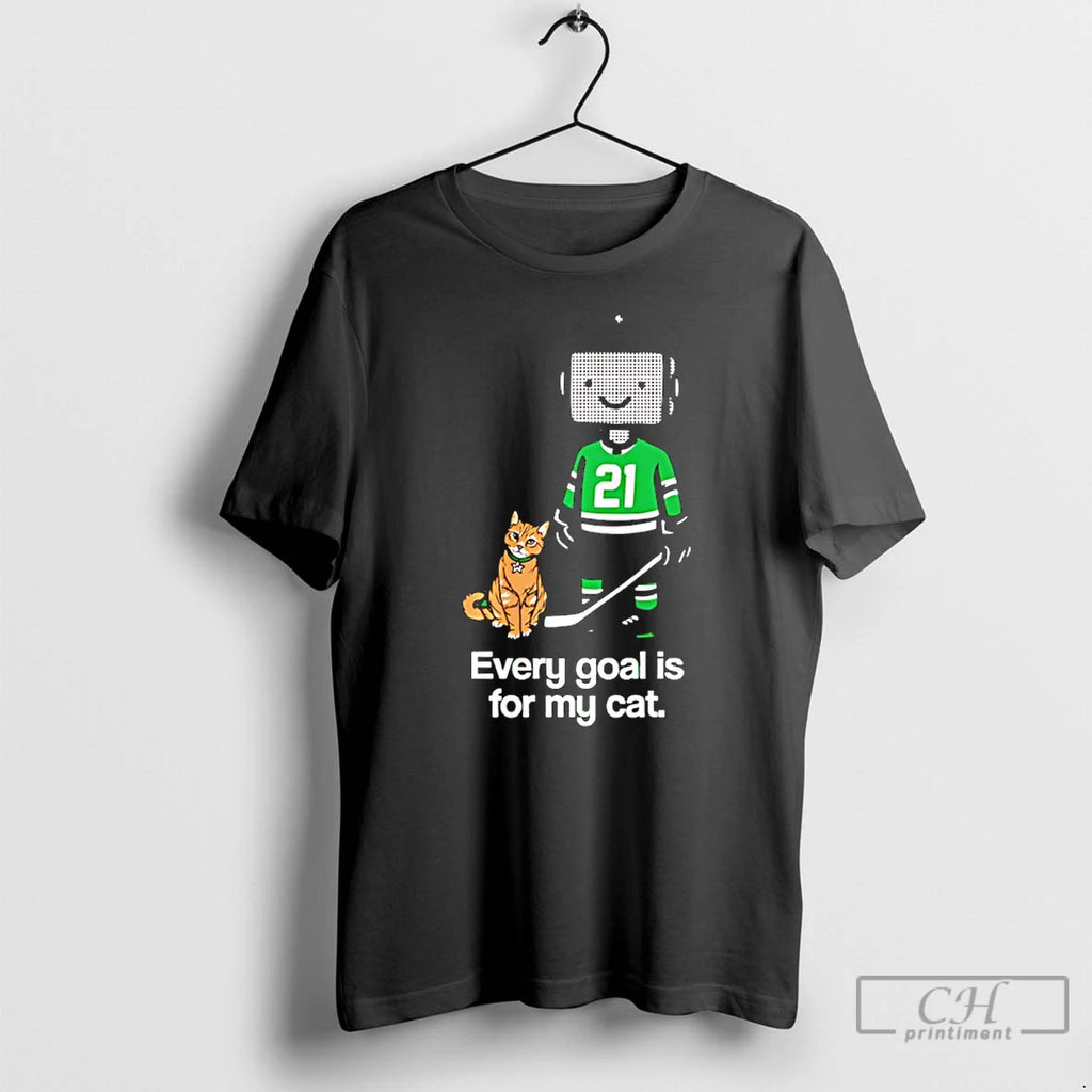 Premium Jason Robertson Dallas Stars Every Goal Is For My Cat