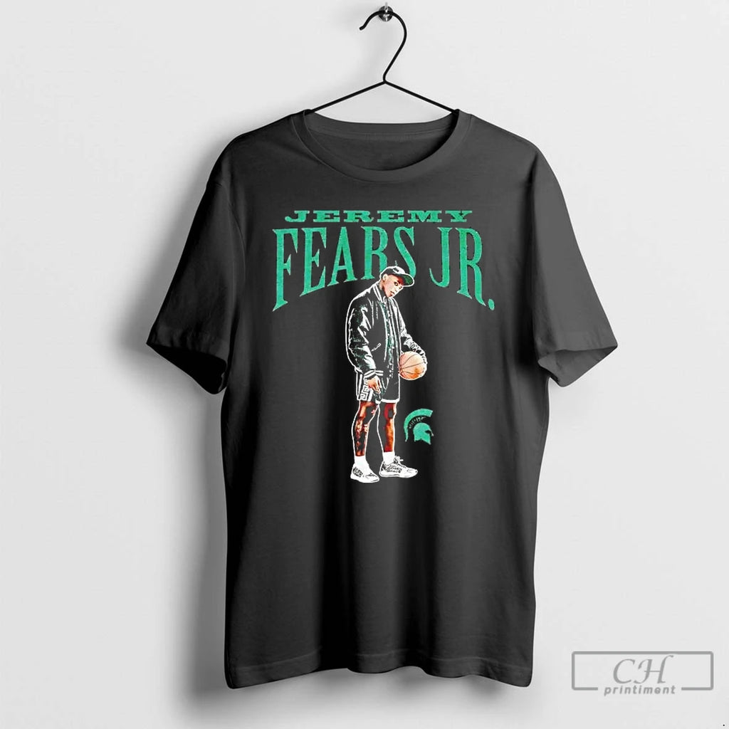 Premium Jeremy Fears Old School Portrait Michigan State Spartans