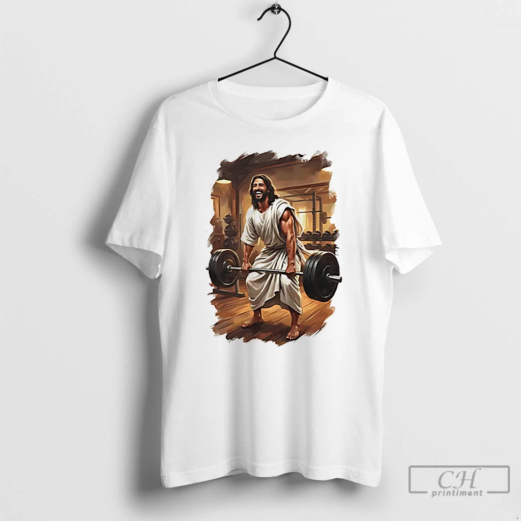 Premium Jesus Lifting Weights