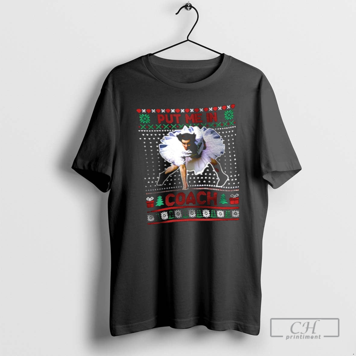 Premium Jim Carrey Put Me In Coach Christmas Shirt Sweater