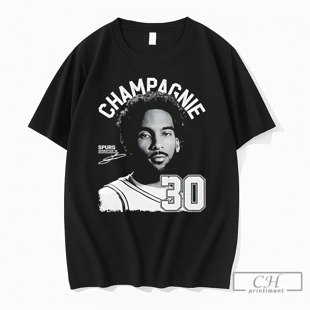 Premium Julian Champagnie San Antonio Spurs Basketball Player 30 Undrafted 22 Unisex , , , Long Sleeve Tee