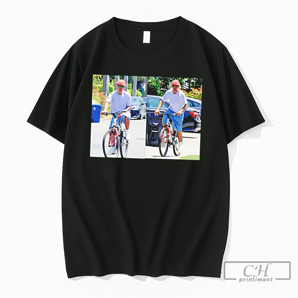 Premium Justin Cycling Photo Funny Tee Unisex , , , Long Sleeve Tee