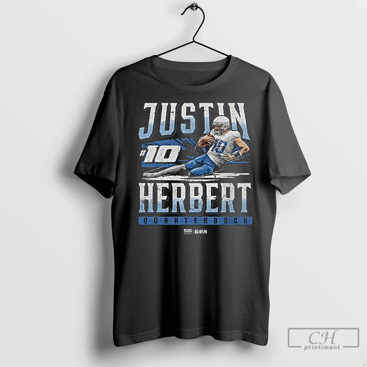 Premium Justin Herbert Los Angeles C Slide Long Sleve