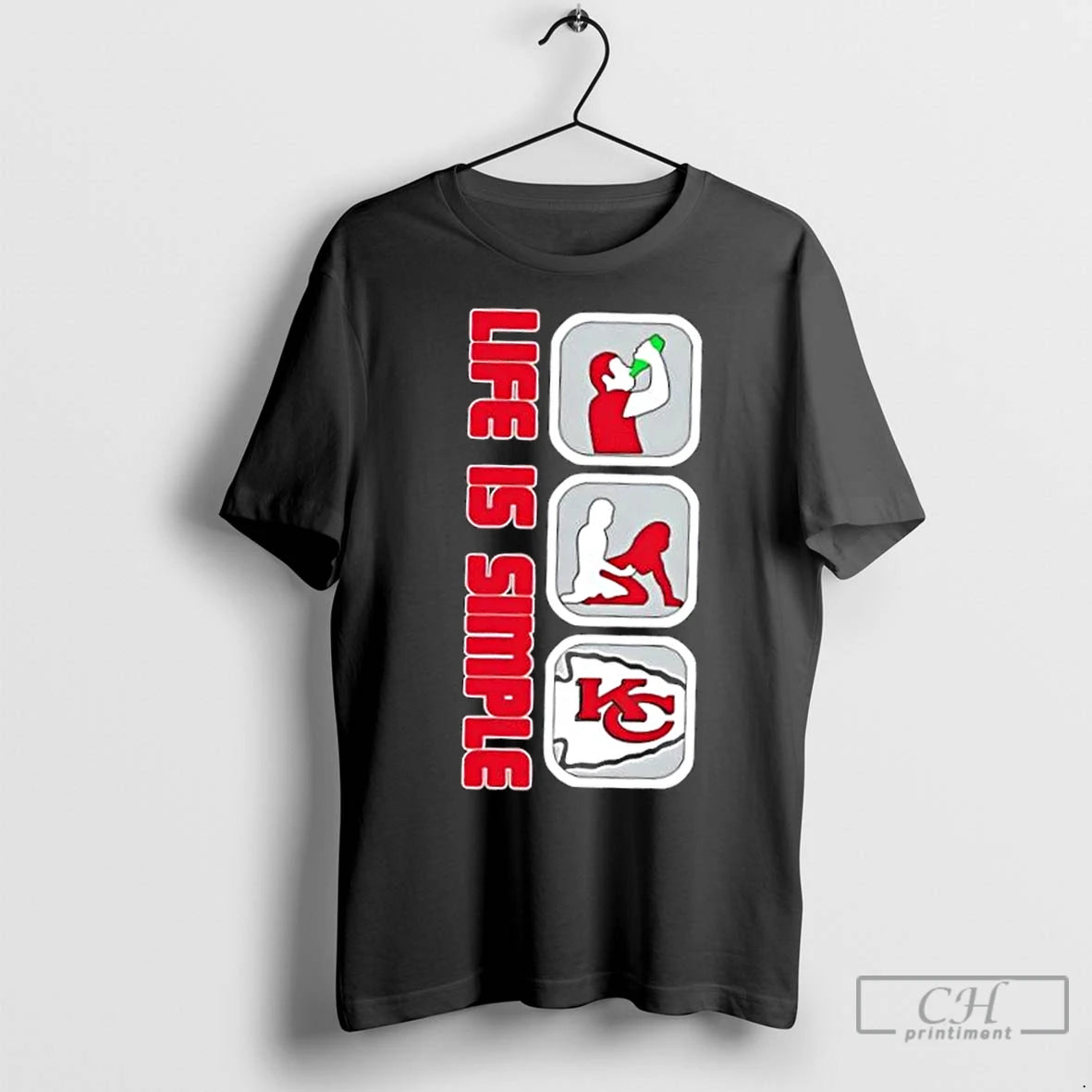 Premium Kansas City Chiefs Football Life Is Simple
