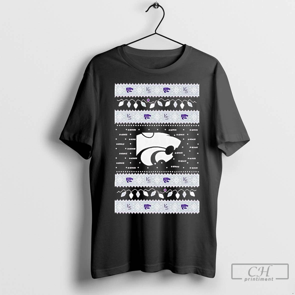 Premium Kansas State Wildcats Ugly Christmas Light