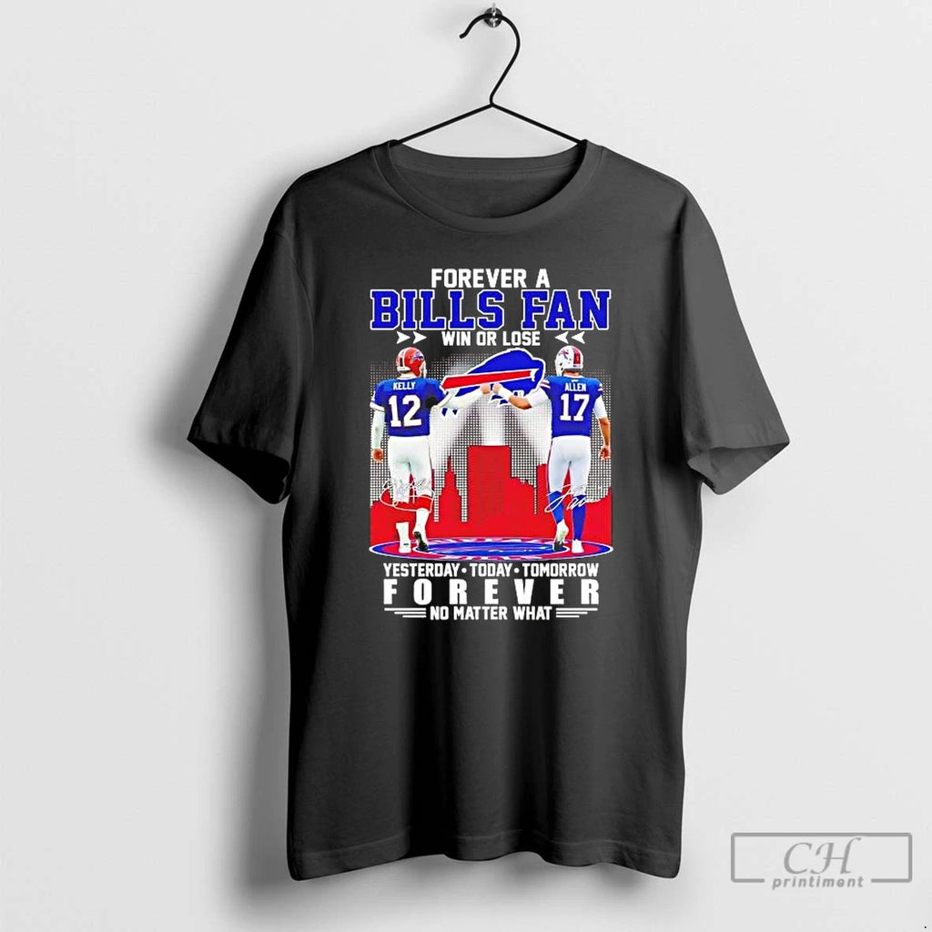 Premium Kelly And Allen Forever A Bills Fan Forever No Matter What T Shirts Sweater
