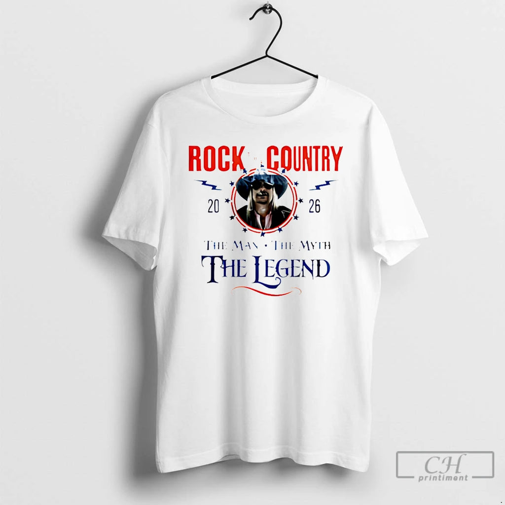 Premium Kid Rock Rock The Man The Myth The Legend The Country 2026 T Shirts