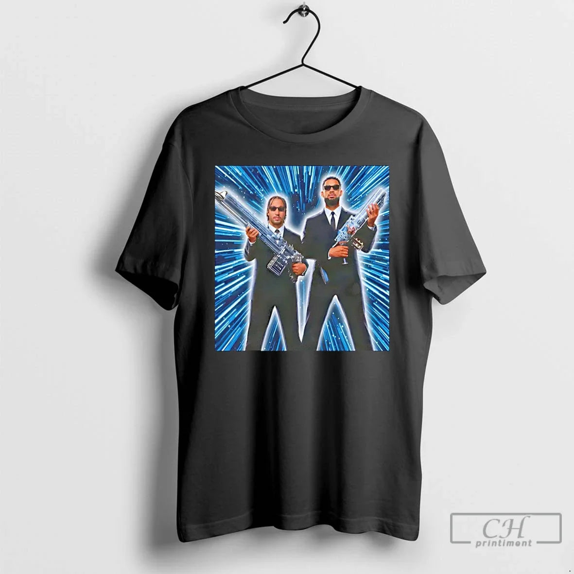 Premium Knicks In Black Jalen Brunson Vs Karl Anthony Towns Knicks Unisex , , , Long Sleeve Tee