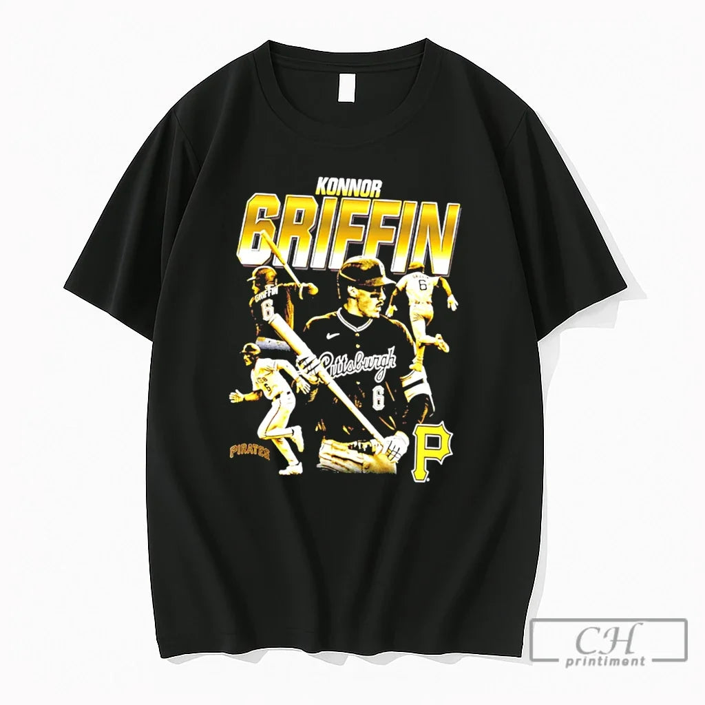 Premium Konnor Griffin Pittsburgh Player Graphic Tee Unisex , , , Long Sleeve Tee
