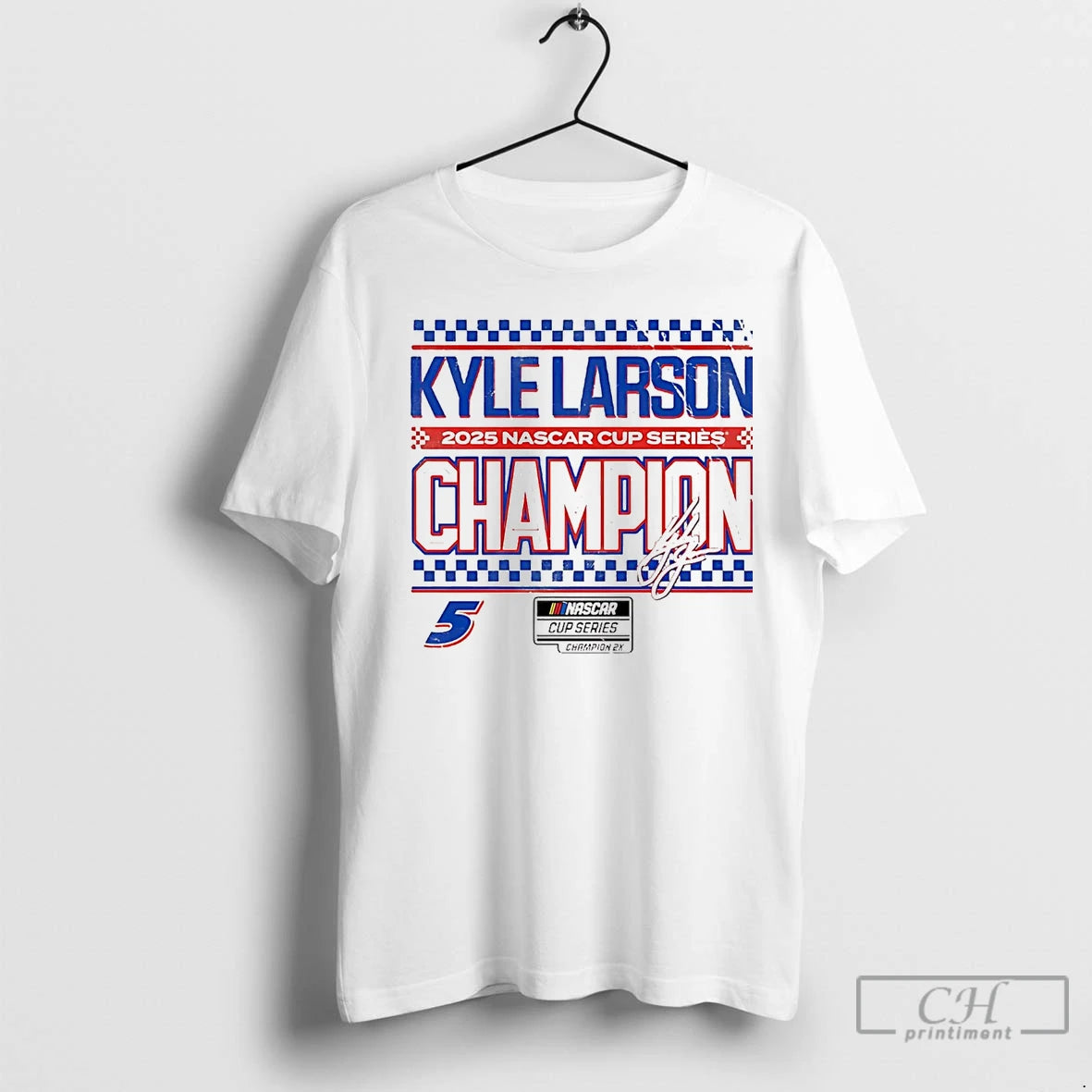 Premium Kyle Larson 2025 Nascar Cup Series Champion Signature