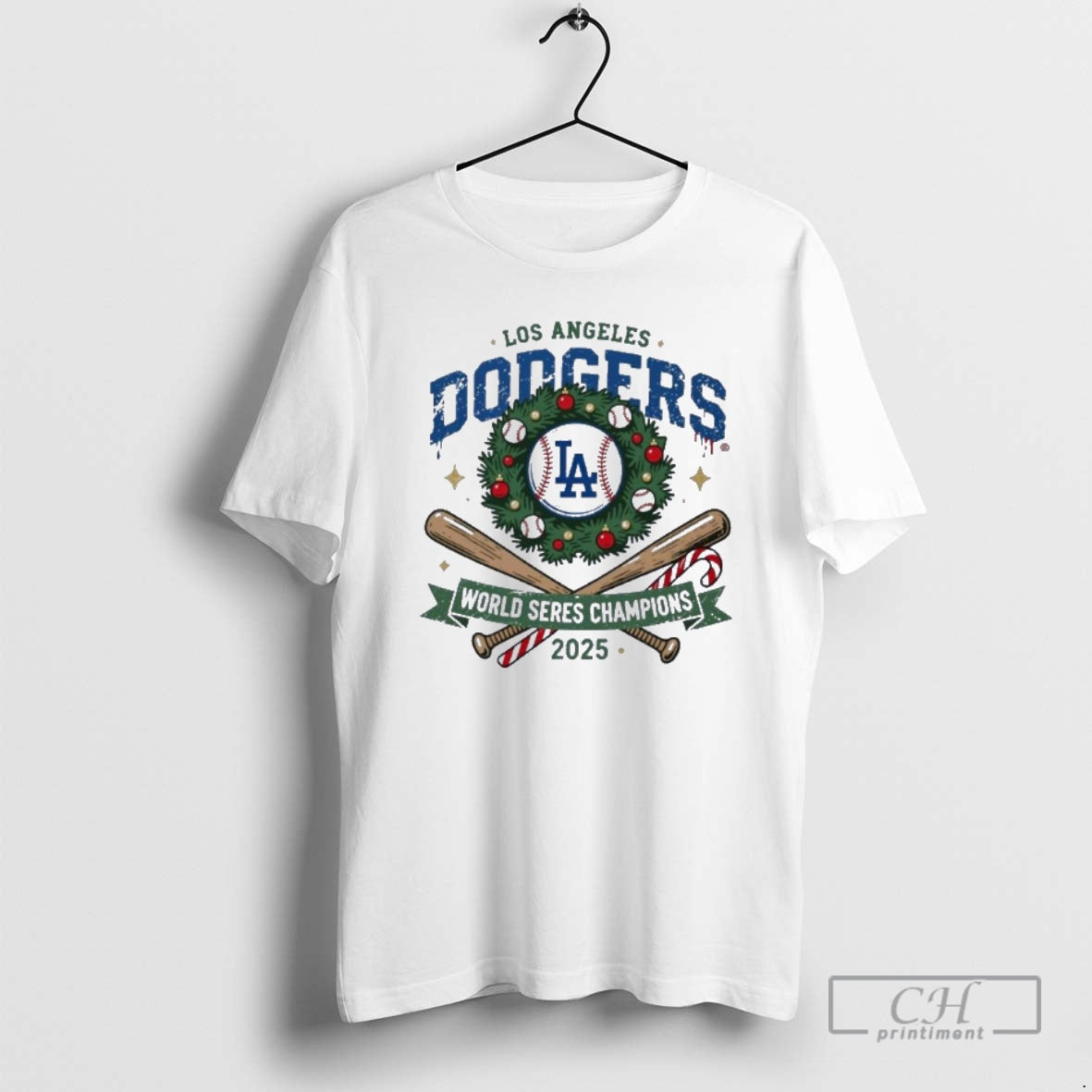 Premium La Dodgers World Series Champions 2025 Christmas Shirt Sweater