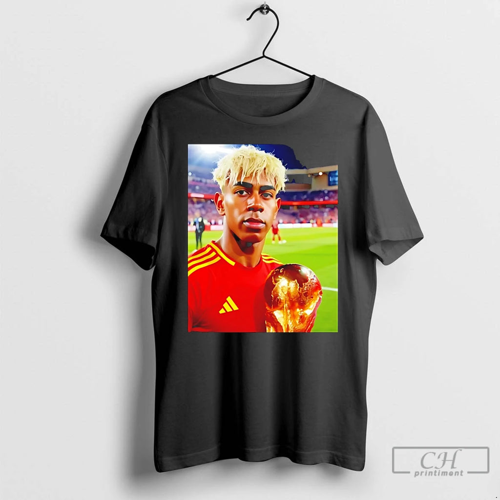 Premium Lamine Yamal Barcelona Trophy