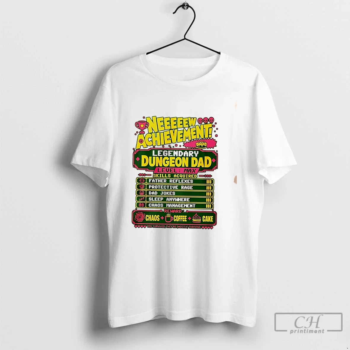 Premium Legendary Dungeon Dad New Achievement Fathers Day Tee Unisex , , , Long Sleeve Tee