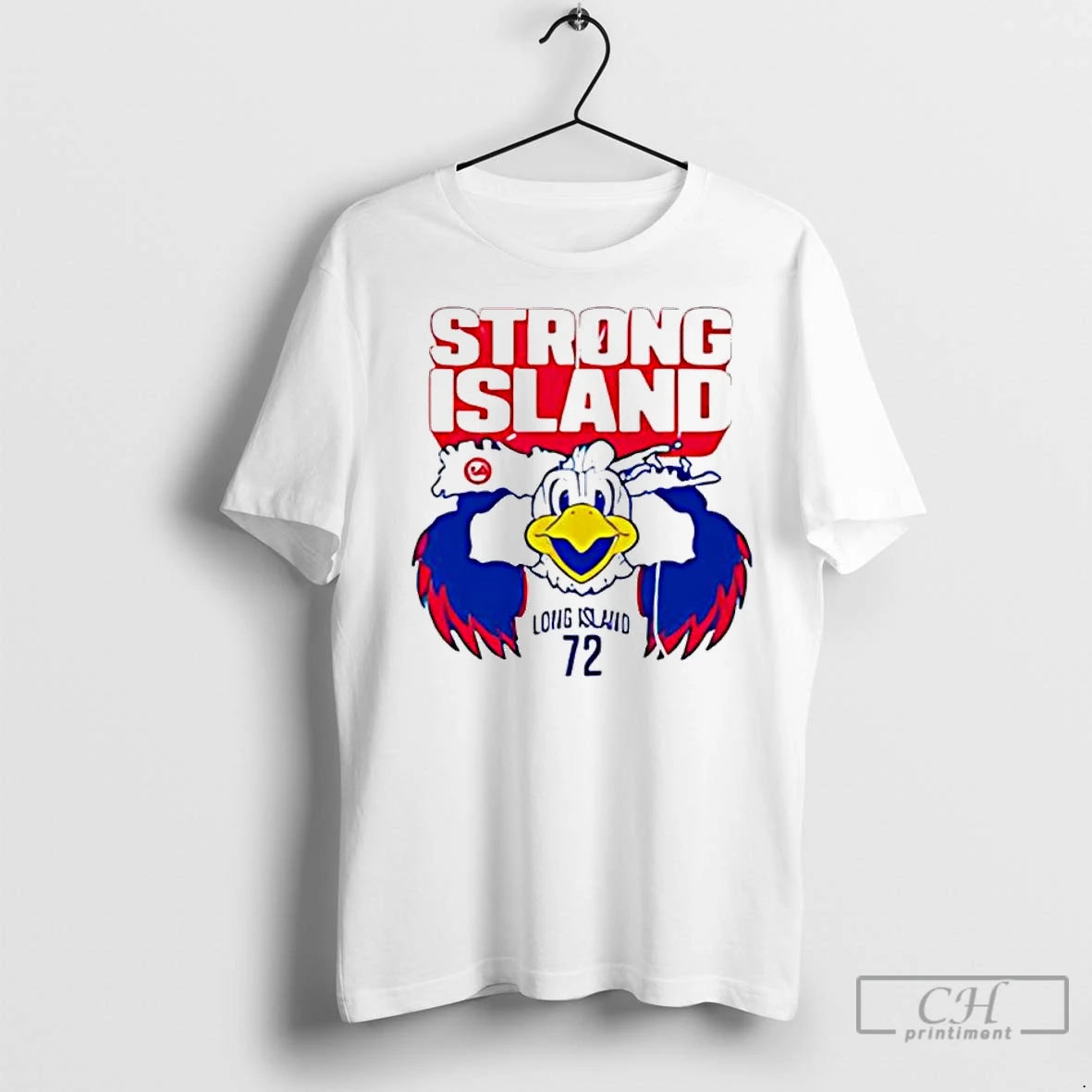 Premium Long Island Nets Strong Island Mascot
